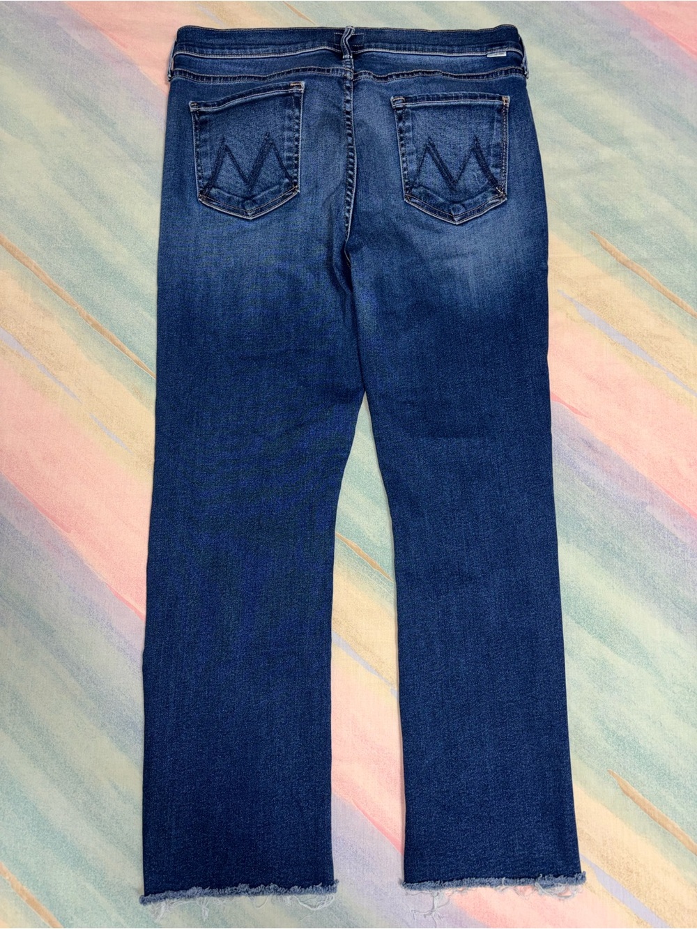 MOTHER The Outsider Ankle Uncharted Waters jeans Womens Size 34 - Picture 4 of 10